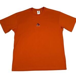Nike ACG Mens Size M Orange Short Sleeve T-Shirt